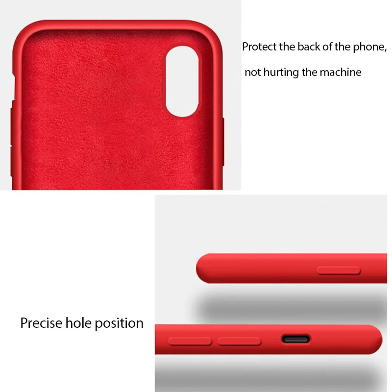 Оригинальный чехол из жидкого силикона для iPhone 11 Pro Max iphone 8 7 6 6S Plus XS MAX X XR чехлы