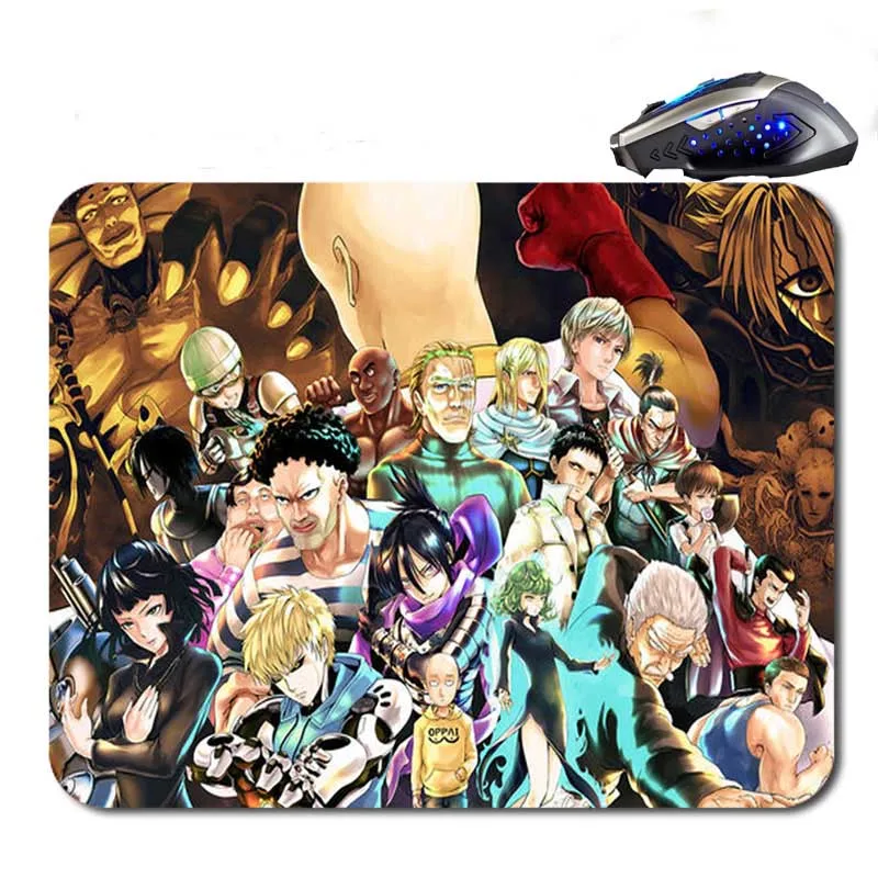 One Punch Man Anime Wholesale Custom font b Gaming b font Mouse Mat High Quality Durable
