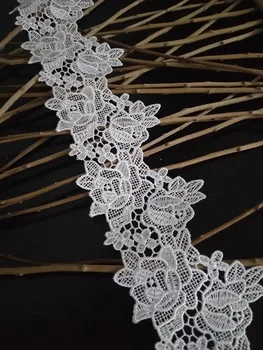 

14 yards flowers lace trim, small flowers lace sewing accessories, 6 cm wide jewelry lace trim, lace craft accessories