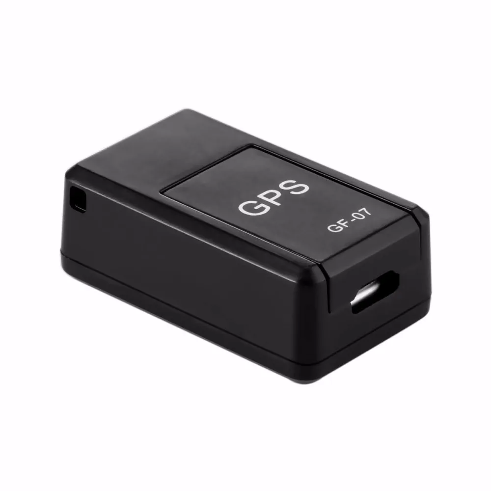 Горячая GF07 GSM GPRS мини автомобильный Магнитный gps анти-потеря записи в реальном времени отслеживающее устройство локатор трекер Поддержка мини TF карты - Цвет: Черный