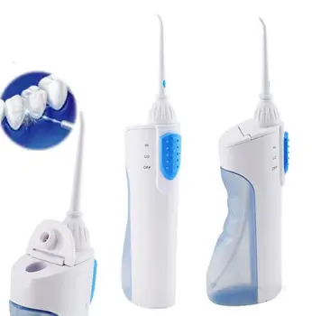 

Portable Dental Floss Water Flosser Oral Hygiene Irrigator Water Jet Teeth Cleaning Care (Do not includes battery)