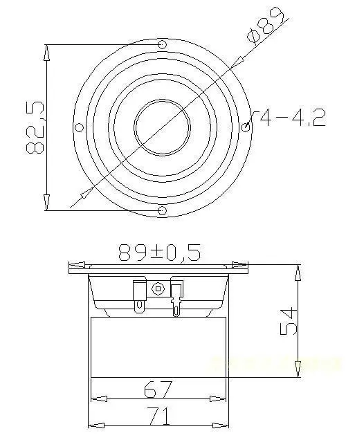 Профессиональный Полный спектр hifi 3 дюйма динамик 4ohm/8ohm Макс 15 Вт круглый/квадратный " Водоворот кожа ткань край 2 шт./лот