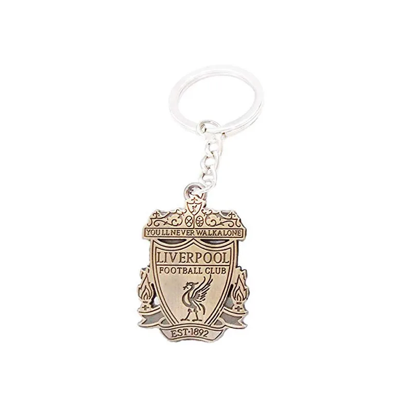 

Liverpool Keychain Football Club Soccer Team Logo Zinc Alloy Metal Pendant keyring Keychain team crest,Perfect Gifts