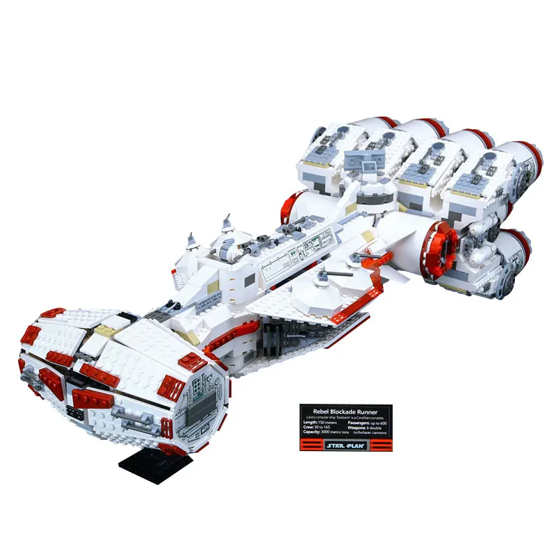 

DHL Lepin 05046 1788Pc Legoed Star Toys Wars The 10019 Rebel Blockade Runner Building Blcoks Bricks New Kid Toys Christmas Gifts