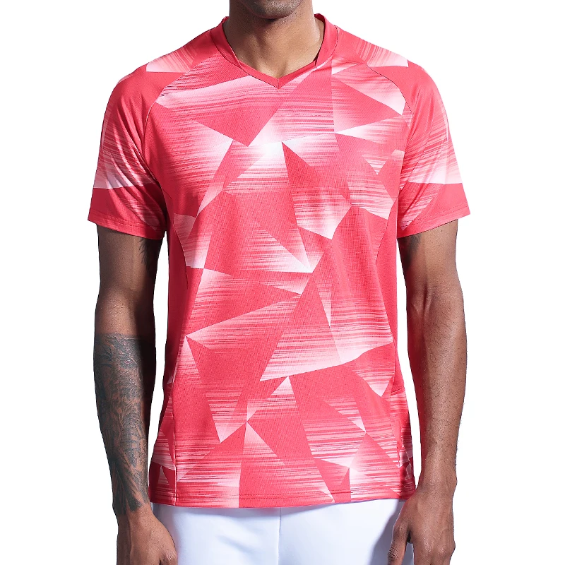 

Sport Quick Dry Running T Shirt Men Women Tennis Shirts Badminton Gym Training Short Sleeves T-shirt Workout Jogging Tops Tees