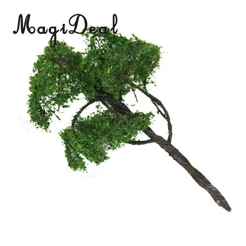 MagiDeal 1 шт. 12 см пейзаж уличная железная дорога зеленая сцена Пейзаж Модель Elm