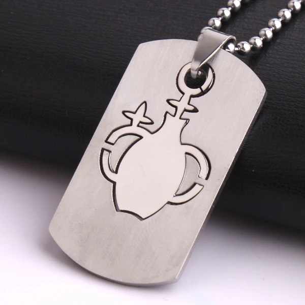 Квадратные метки созвездие Водолей 316L кулон из нержавеющей стали бусины для