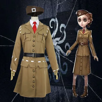 

New Arrival Women Army Green Air Force Cosplay Costumes Turn Down Soldier Uniform Classic Games COS Ladies Costume Clothing