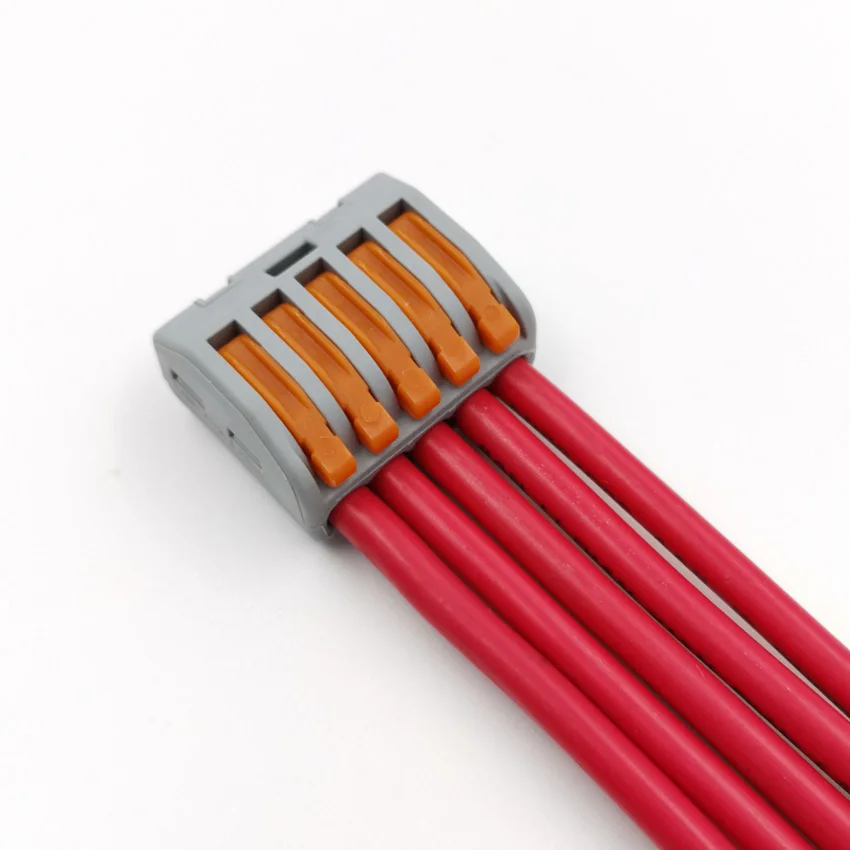 Универсальные клеммы блок плагин для электрических проводов разъем 222-412 413 414 415 418 SPL-2 3 Тип проводка кабеля Разъем