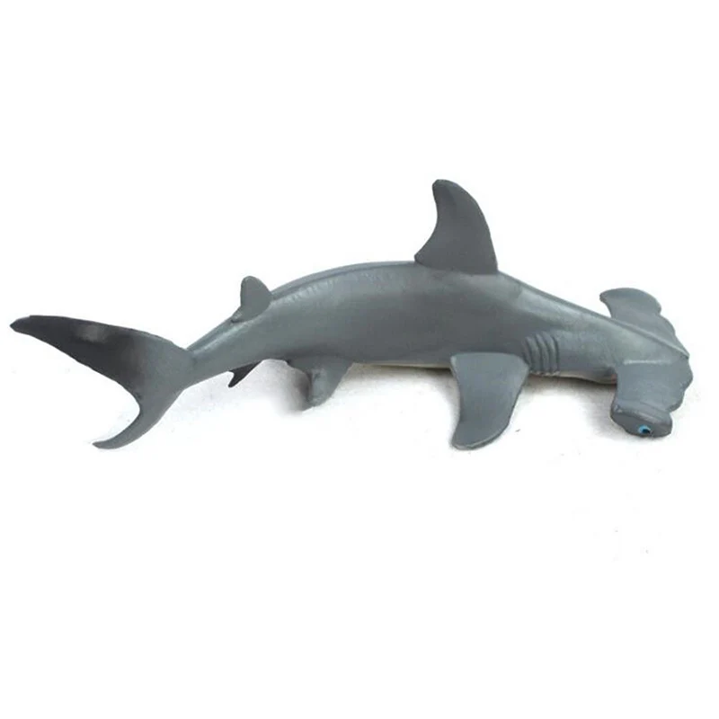 

18cm Hammerhead Lifelike Shark Model Realistic Sea Animal Figure Plastic Toy
