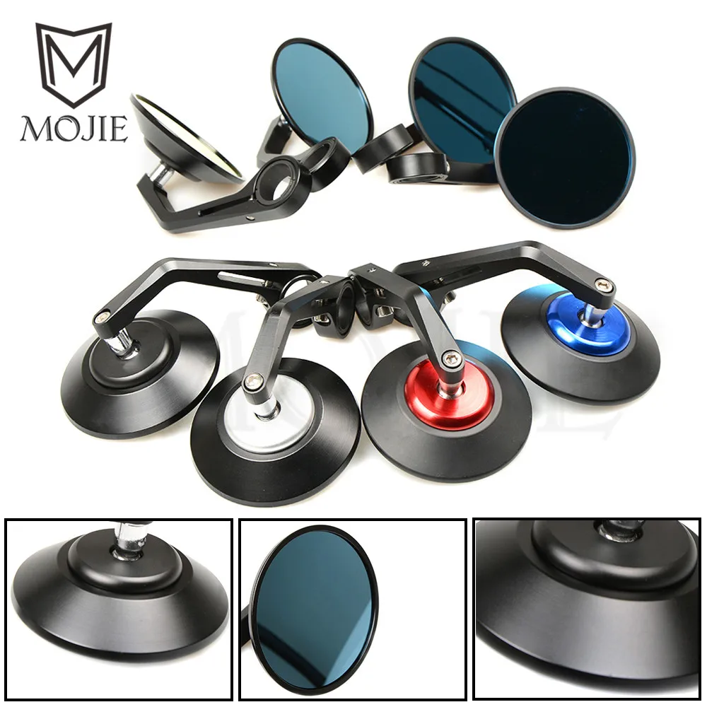 

CNC Rear View Side Mirror Motorcycle Moto Rearview Mirrors Scooter End Bar For BMW F800 GS F800R F650 GS For Aprilia Tuono SL750