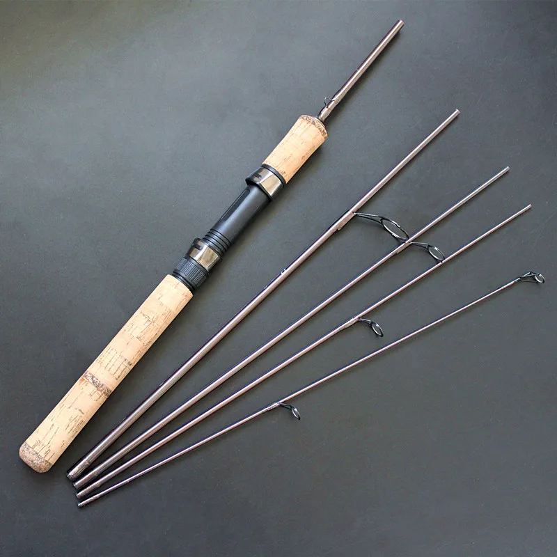 

Portable Travelling fishing rod easy to carry carbon lure rod 5 section L 1.8m 5-20g stream rod