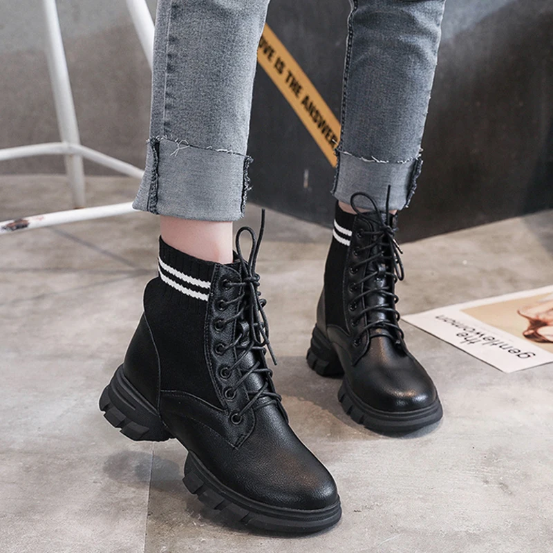 SONDR botas plataforma/ботильоны для женщин цвет бежевый черный botines mujer женская резиновая
