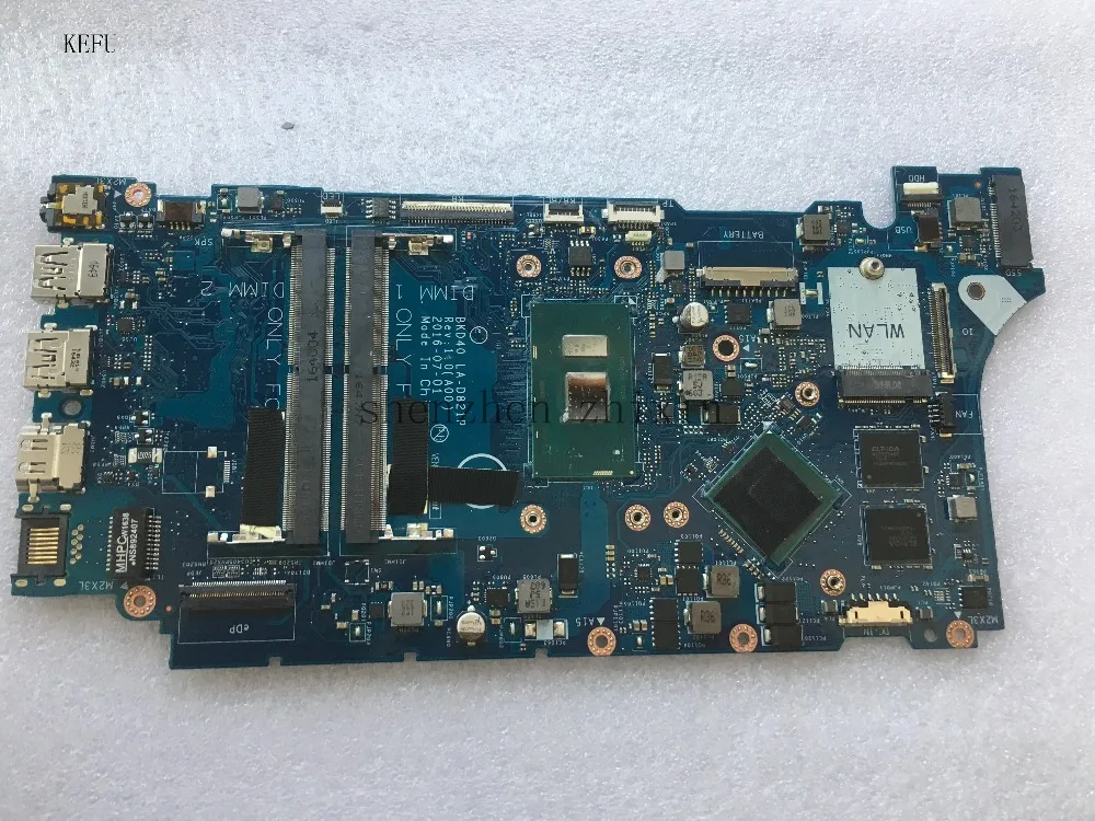 Материнская плата KEFU для ноутбука DELL 7460 7560 BKD40 LA D821P REV: 1 0 (A00) CN 05CPRV 05CPRV|Материнские