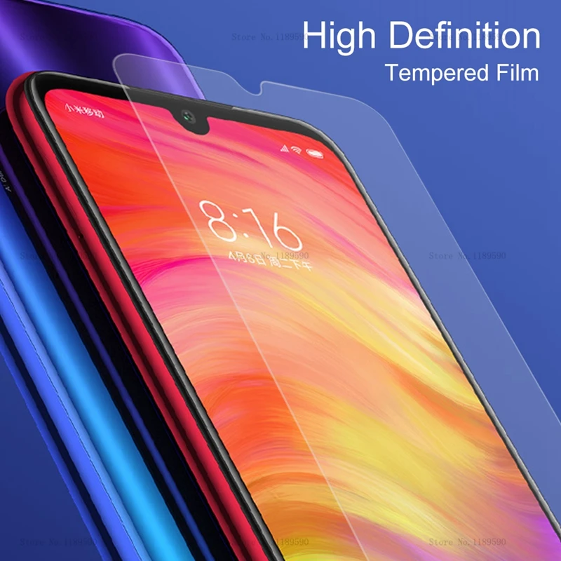 1 шт., 2 шт., Redmi 7, закаленное стекло для Xiaomi Redmi 7, Note 7, Redmi7, защита экрана телефона, 9 H, Жесткий Чехол, на стекло Redmi7, Note7 Pro