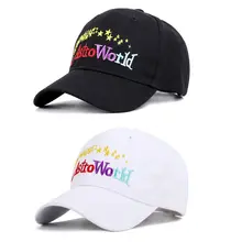 Бейсбольная Кепка унисекс в стиле хип-хоп, с радужными буквами, с вышитыми звездами, для улицы, Регулируемая Повседневная Бейсболка для фестиваля
