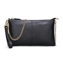 15 Color Genuine Leather Women’s Bag Designer High Quality Clutch Fashion Women Leather Handbags Chain Shoulder Bags for women