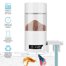 Аквариум автоматический податчик для рыбы для аквариума автоматические кормушки с таймером для кормления домашних животных диспенсер ЖК-дисплей Фидер для рыб