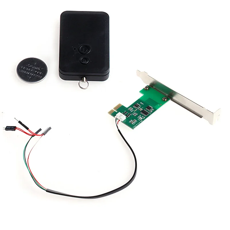 

Mini PCI-e Desktop PC Remote Controller 20m Wireless Restart Switch Turn On/OFF