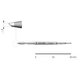 JBC C210-020 картриджи для T210 прецизионный наконечник