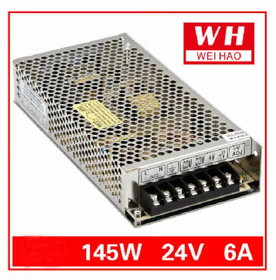 

CNC 24V 6A Regulated Switching Power Supply AC 220V to DC24V 145W/DC24V/6A