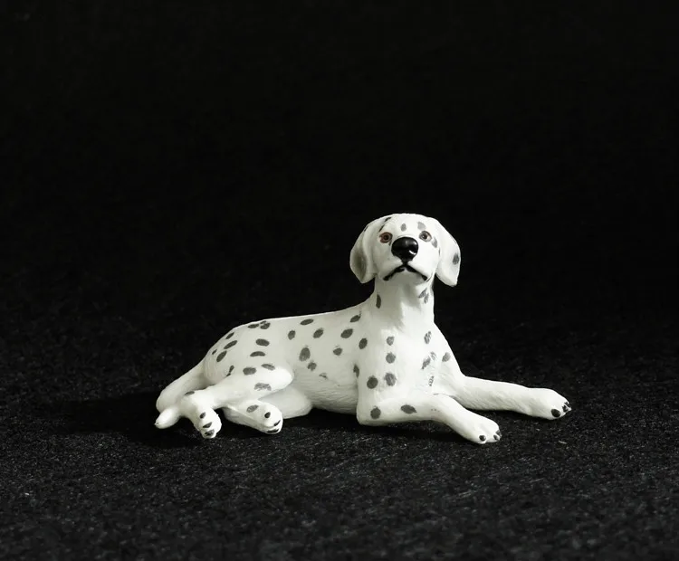

9cm Classic Dog Animal Dalmatians Dogs Action Figures Toy Solid PVC Dog Model Toys for Kids Birthday Gift