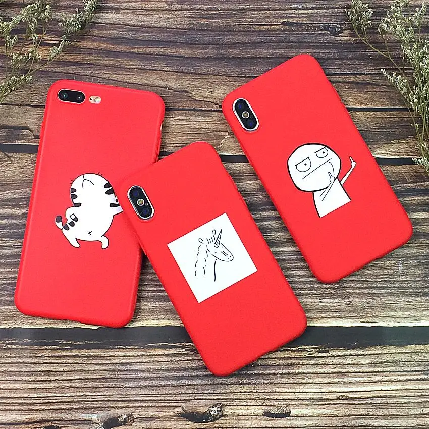 Чехол для телефона iPhone 6 6S 7 8 Plus X Мода милый мультфильм Рождество Прекрасный Санта
