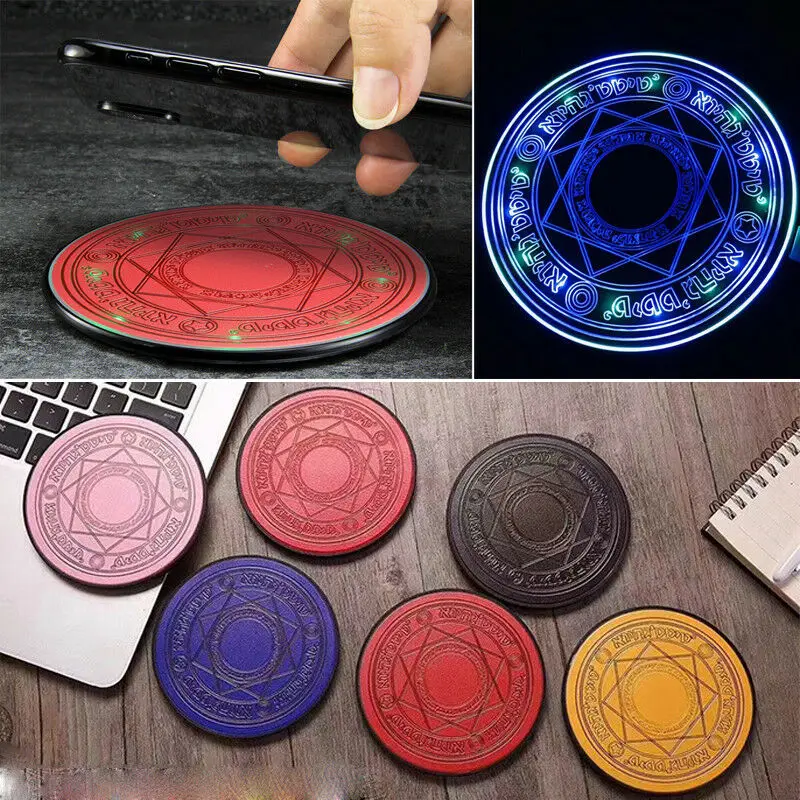 Волшебное Беспроводное зарядное устройство 10 Вт Magic Circle быстрая зарядка коврик
