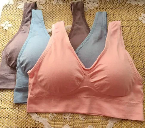 Бюстгальтер женский бесшовный с чашками пуш ап и вкладышами|ahh bra women|seamless padbra up |