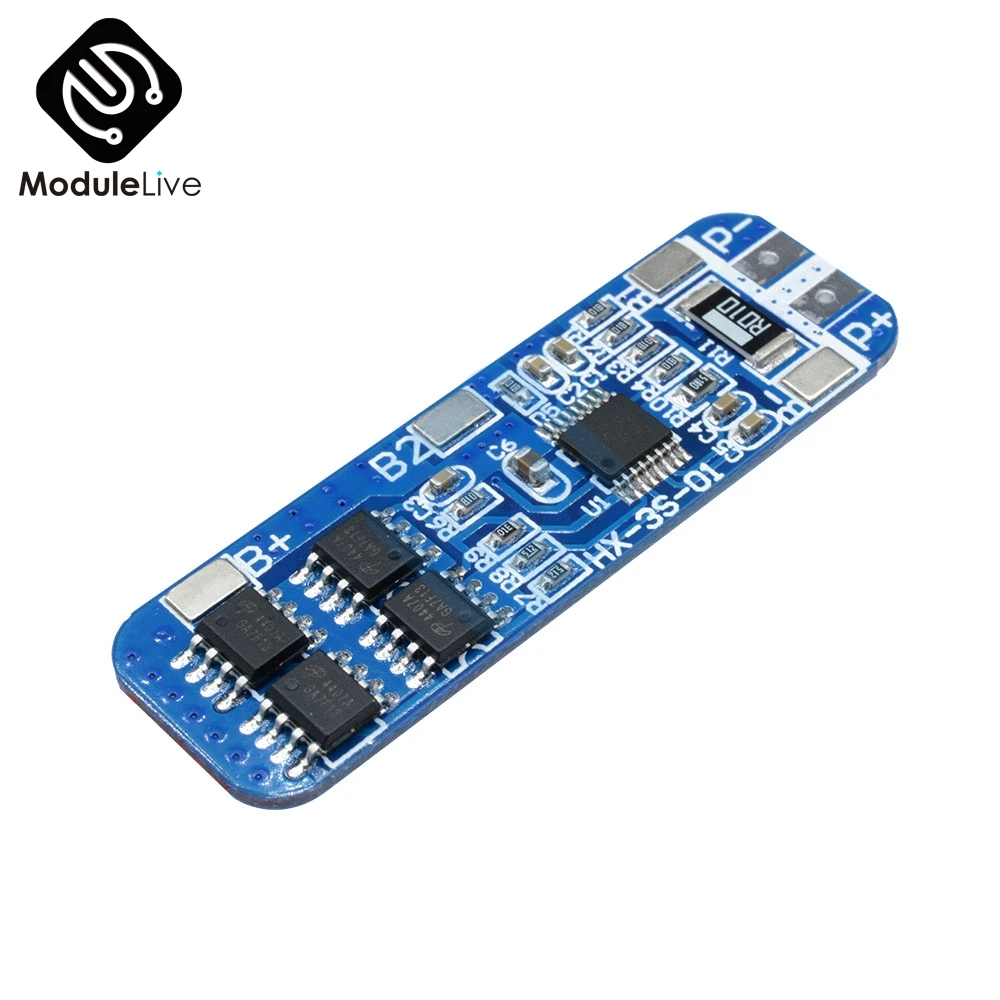 3S 12V 18650 10A BMS зарядное устройство литий ионная литиевая батарея Защитная плата 10 8 V