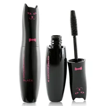 Черная Удлиняющая Тушь для макияжа Водонепроницаемая длинная Черная тушь для завивки объема
