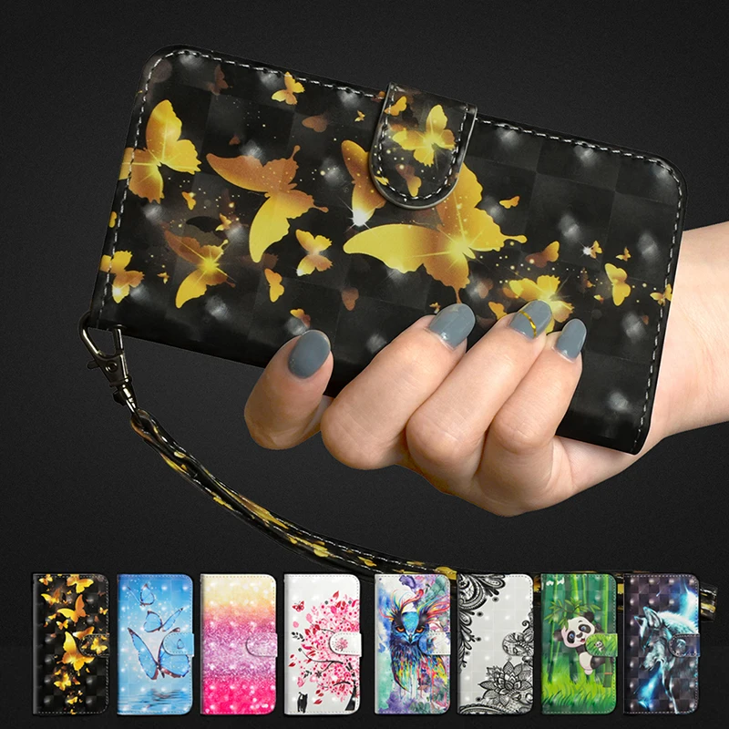 

For Samsung Galaxy A5 A6 A6 Plus A8 A8Plus 2018 A530F A730F 3D Wallet Case Flip Cases Card Holder Cover for galaxy a6plus a8+ a5