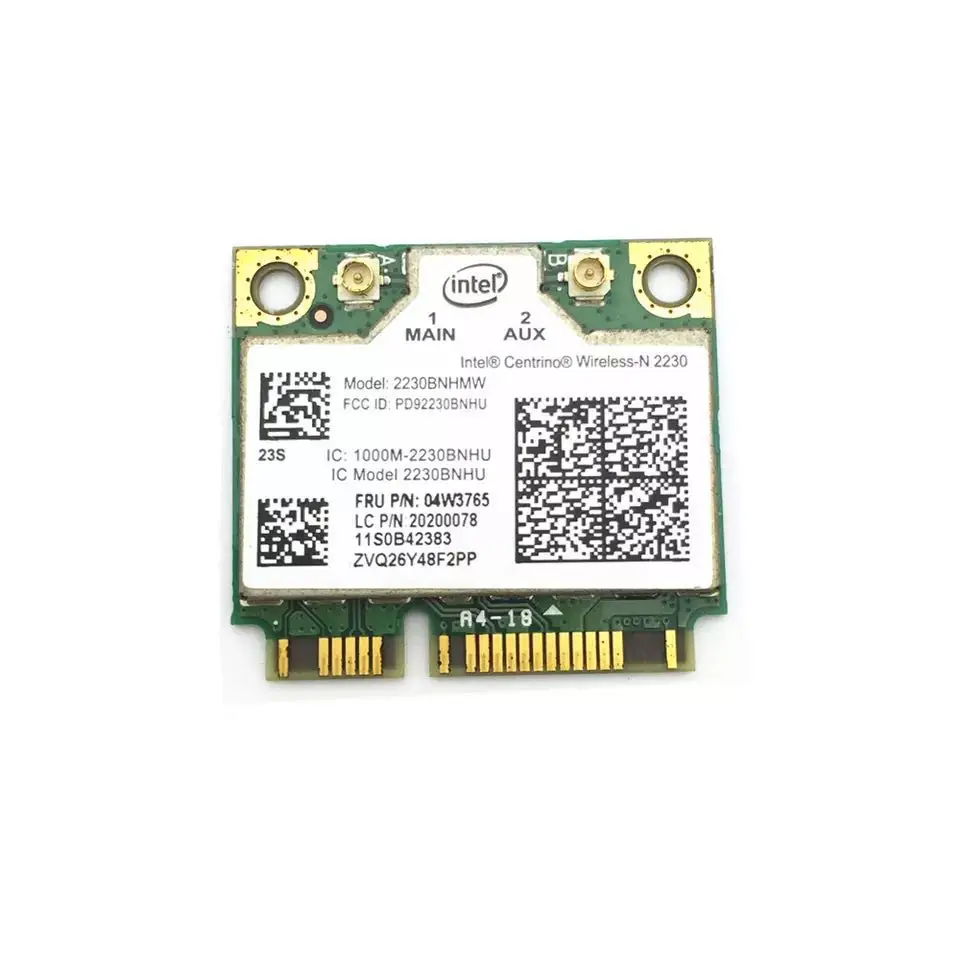Для zenino беспроводной-N Intel 2230 беспроводной Bluetooth 4 0 Wifi N 300 M мини-карта pci-e 04w3765 для Y400