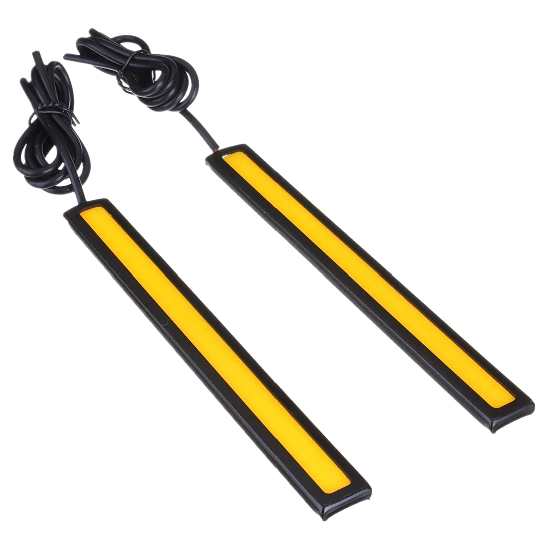 

2Pcs 14cm LED Car Styling Daytime Running Light COB Auto DRL Fog Lamp 12VLight , Warm White