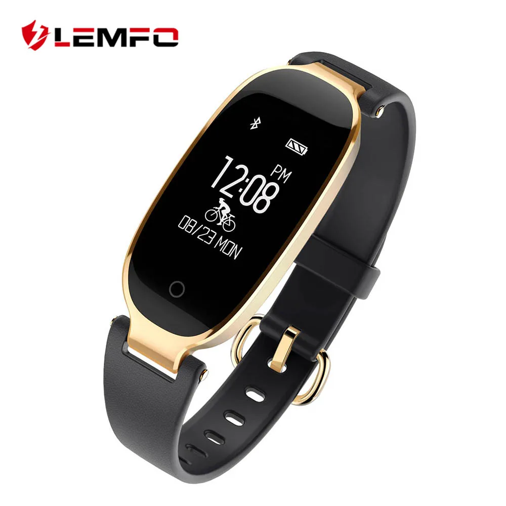 S3 Fashion Smart Band Bracelet Girl Women Heart Rate Monitor Wrist Smart Wristband Lady Female Fitness Tracker Wristband