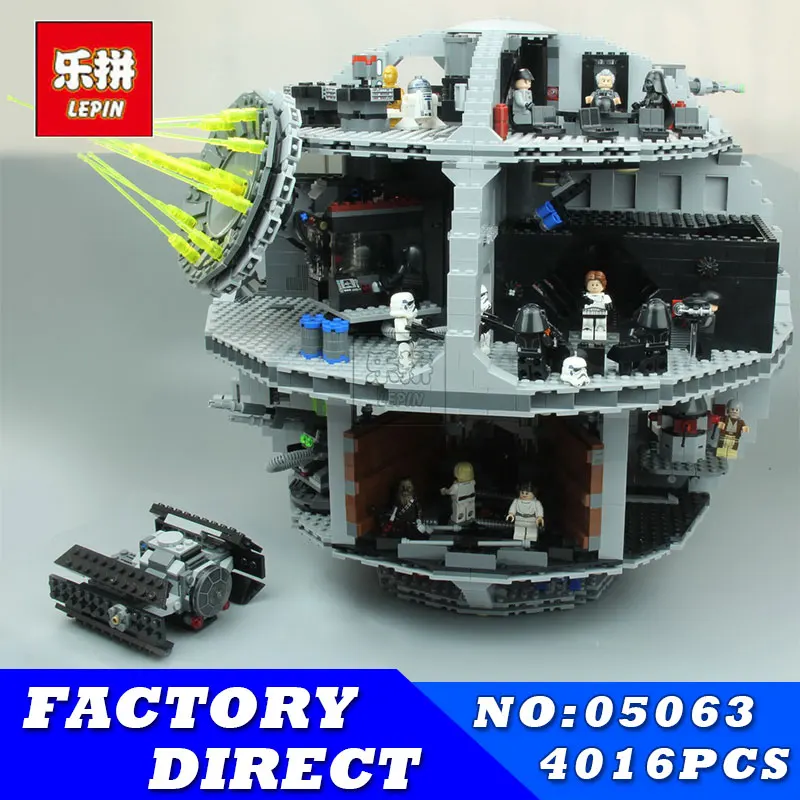 

LEPIN 05063 05035 Star Series Wars UCS Death Star Model Educational Building Blocks Bricks Toys Compatible legoing 75159 10188