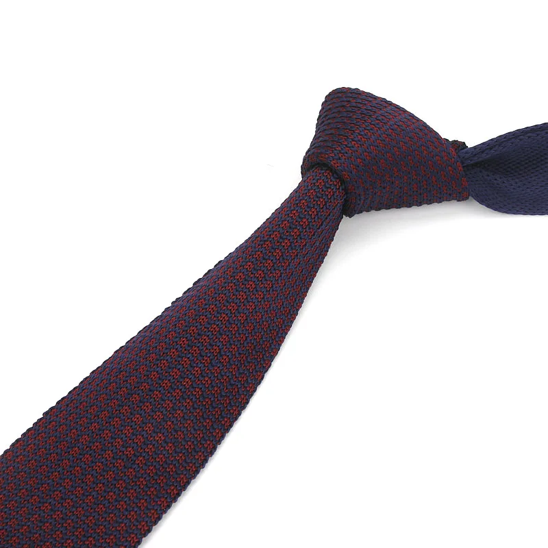Мужской повседневный галстук в полоску с заостренным носком, Шерстяной Вязаный Мужской Жаккардовый Свадебный Вязаный Галстук
