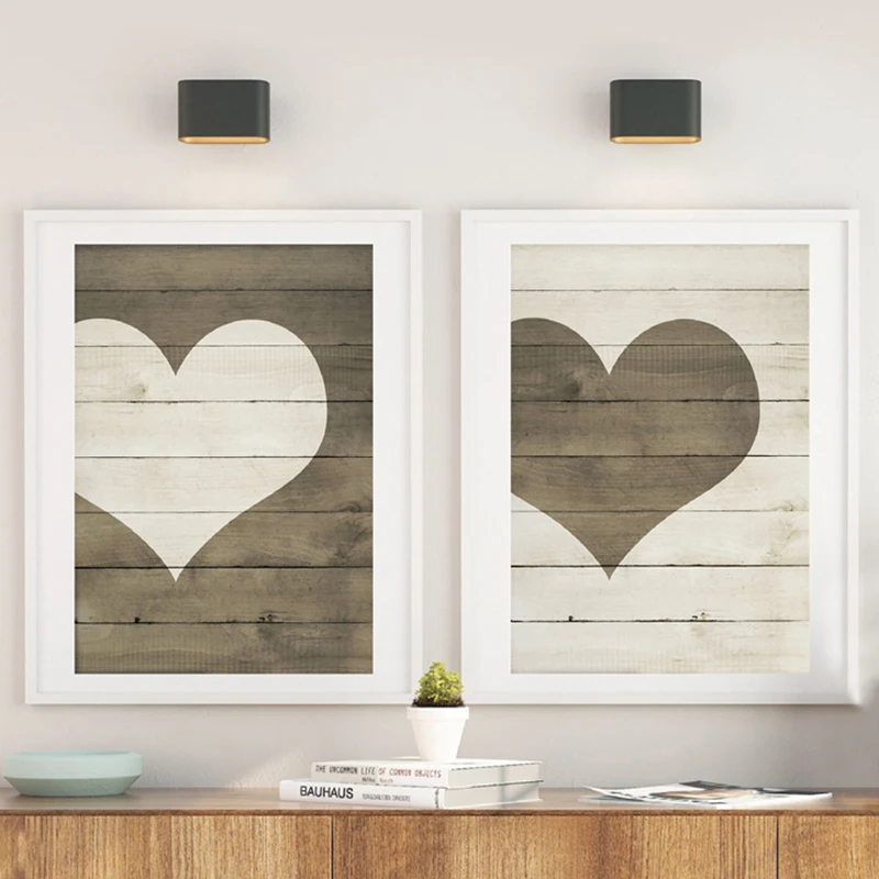 Farmhouse Heart Canvas Prints