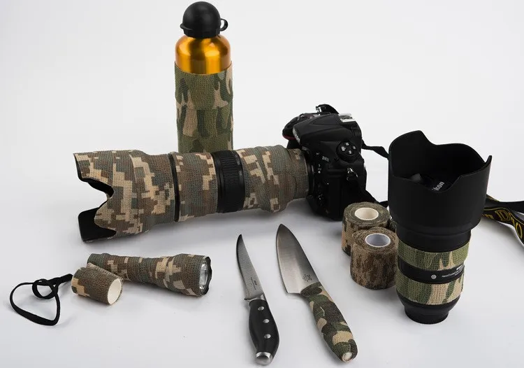 3 шт. 5 см x 4,5 м армейская камуфляжная клейкая лента для кемпинга и охоты инструмент для стрельбы камуфляжная самоклеющаяся лента
