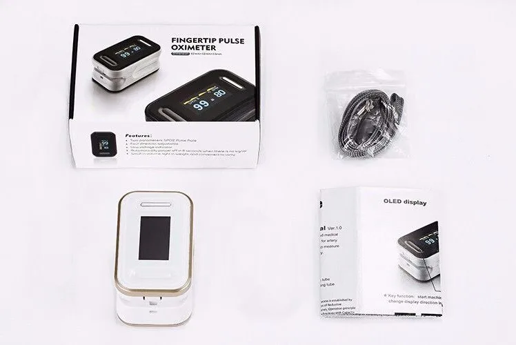 golden oximeter with packing