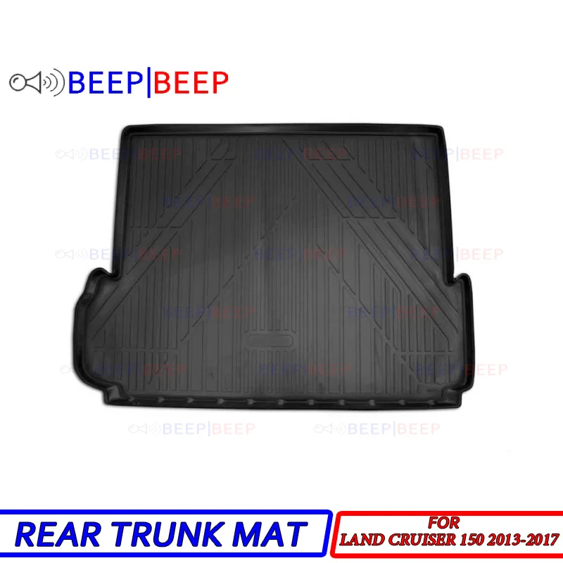 

For Toyota Land Cruiser Prado 150 2013-2017 car trunk mat iner boot cargo tray floor carpet boot cargo rear styling decoration