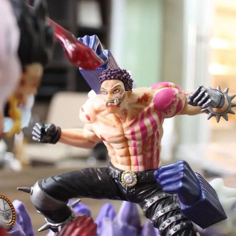 Аниме One Piece GK Luffy Gear четвертый VS Katakuri Battle Ver фигурка модели игрушек|Игровые фигурки