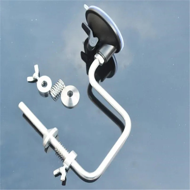 Portable Aluminum fishing line Winder reel spool Spooler System Tackle Tool Suction Cup Fishing Tools equipment #2M08 (4)