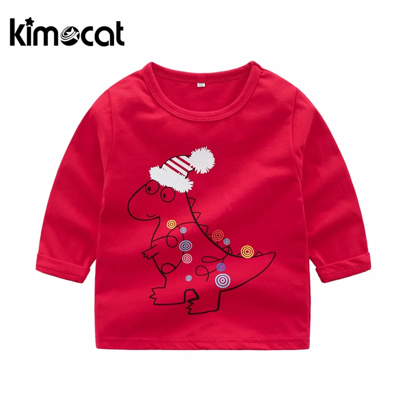 Kimocat комплект одежды для мальчиков и девочек на Рождество Детский костюм с
