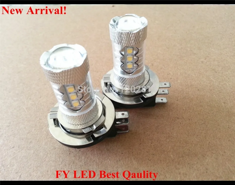 Бесплатная доставка 2 шт. Weiss 6000K LED H15 PWY24W 80 Вт Canbus Abendlicht 12 В/24 В для udi BMW Mercedes Volkswagen|led