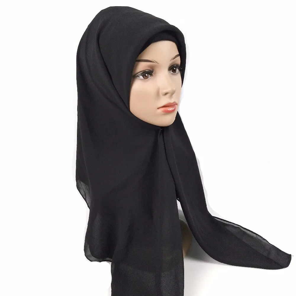 B1 высокое качество квадратный шифон хиджаб 115*115 см обертывание шали женские шарфы длинный шарф