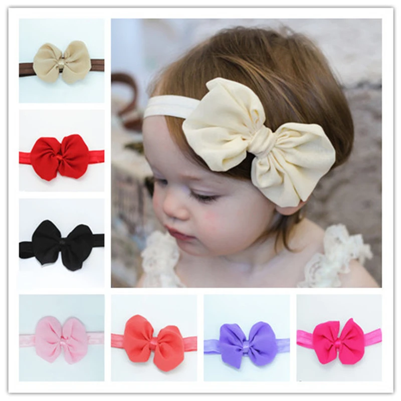 

Fashion Lovely Girls Lace Flower with Pearl Elastic Hairband Headbands Hair Band Flower Hair Accessoriesfree shipping