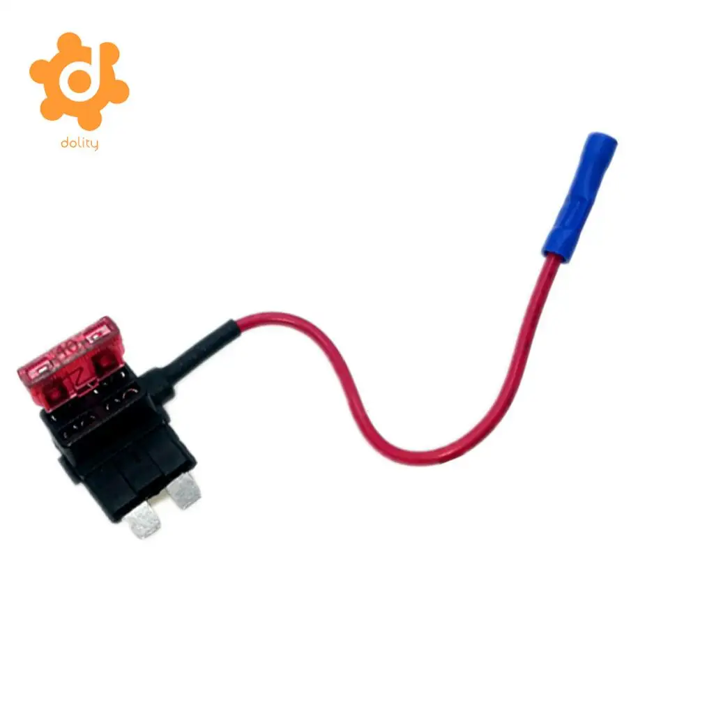 5pcs Car Add Circuit 10A ACU Tap Standard Blade Fuse Box Holder