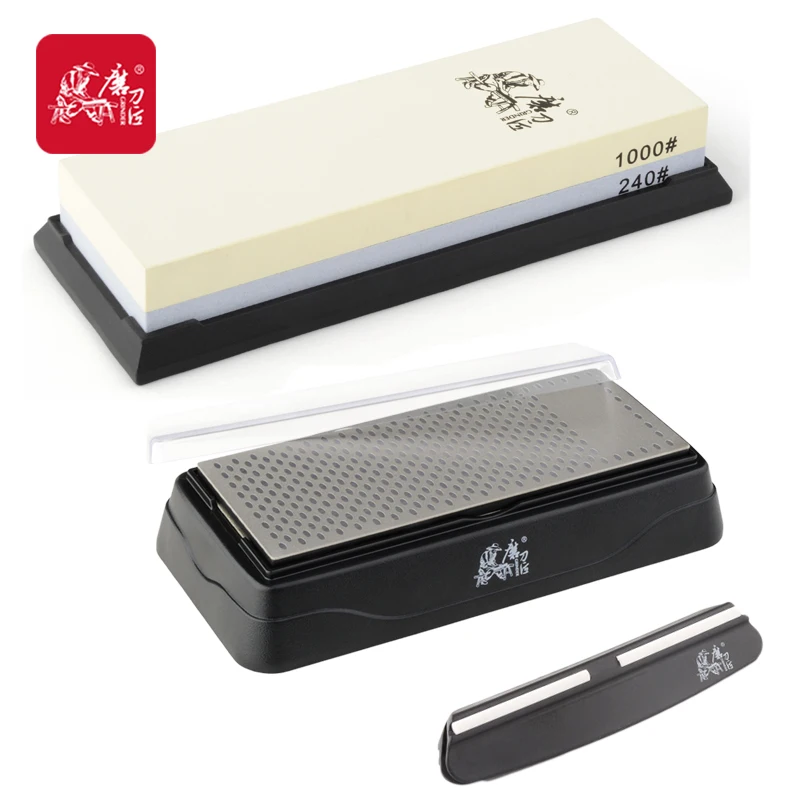 

[TAIDEA] 360#/600# and 240#/1000# Knife Sharpeners Corundum Diamond Sharpening Stones whetstone sharpening system taidea