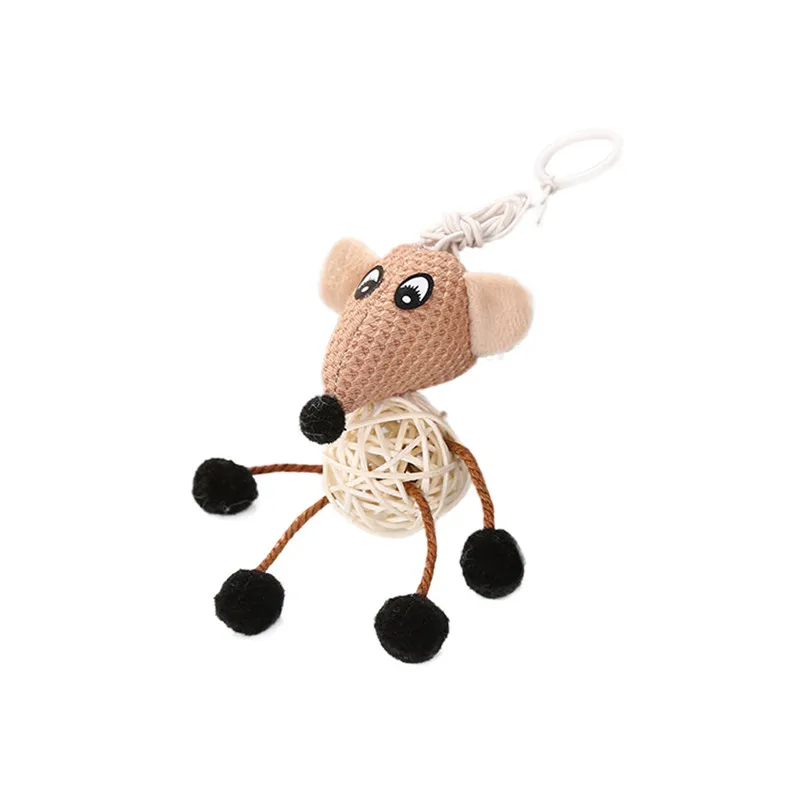 High Quality Pet Cat Toy Newly Design Pet Cat dogs Toy Portable Sepak Takraw Pet rattan ball Play Fun toy supplies A28 (7)
